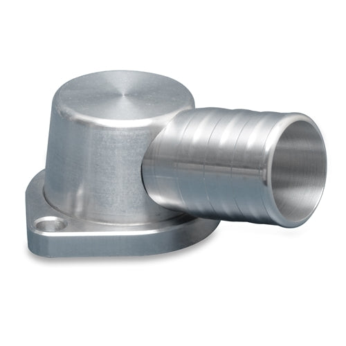 Eddie Motorsports 80 Degree Water Neck - 1-1/2 in ID Hose - Swivel - Clear - GM LS-Series