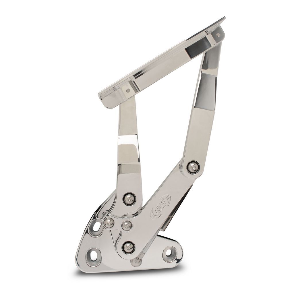 Eddie Motorsports Billet Aluminum Hood Hinge - Polished - GM Fullsize Truck 1967-72