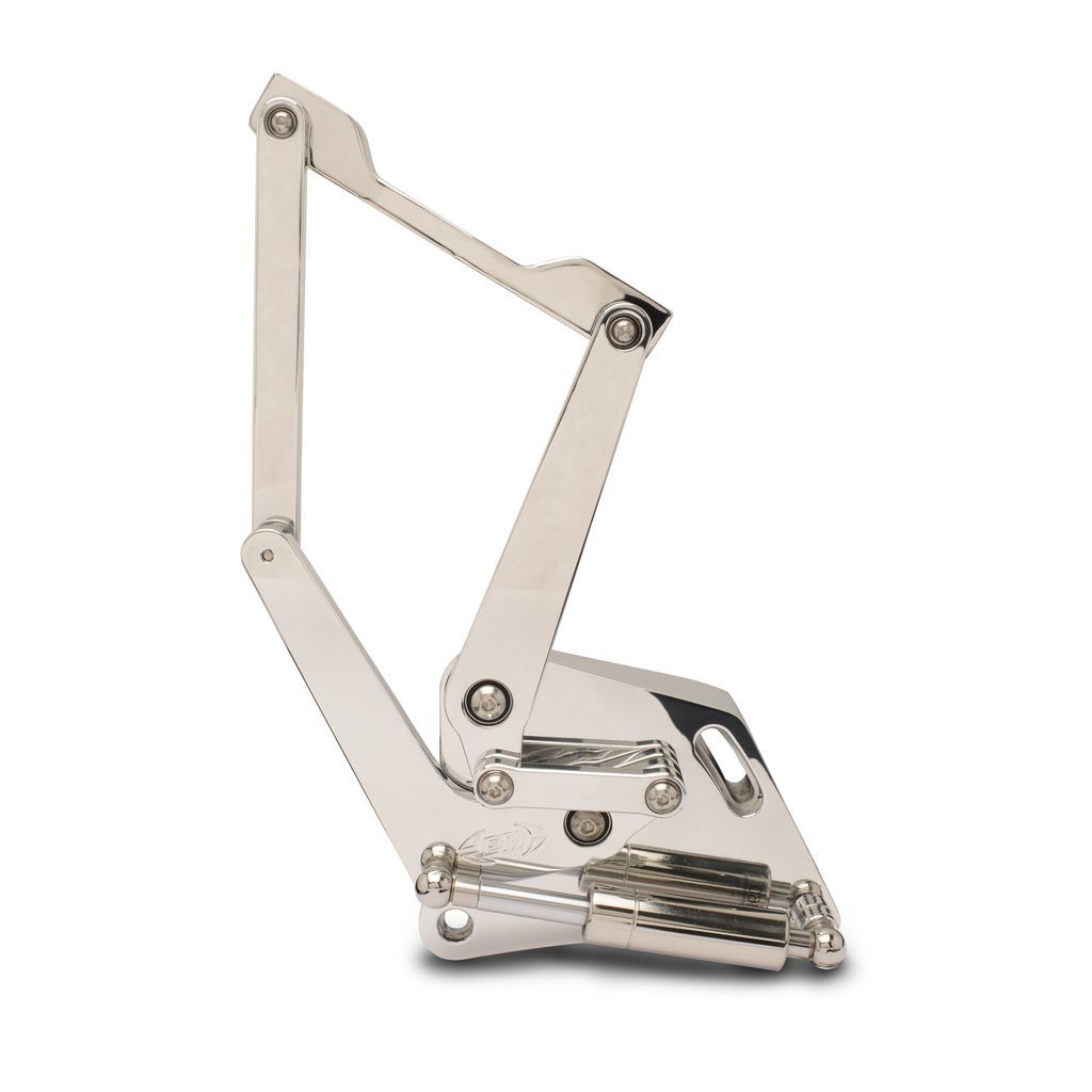 Eddie Motorsports Billet Aluminum Hood Hinge - Polished - GM Fullsize Truck 1960-66