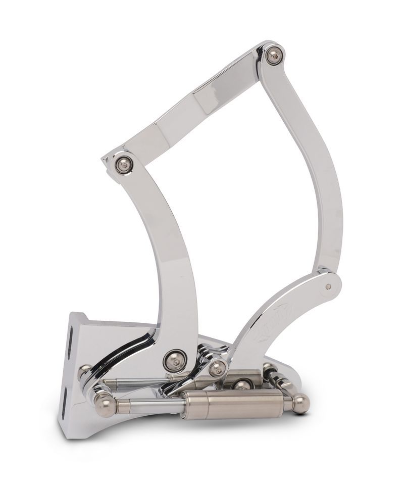 Eddie Motorsports Billet Aluminum Hood Hinge - Polished - Chevy Truck 1955-56