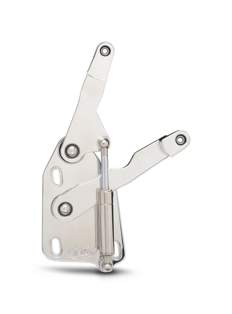 Eddie Motorsports Billet Aluminum Hood Hinge - Polished - Ford Fullsize Truck 1953-56