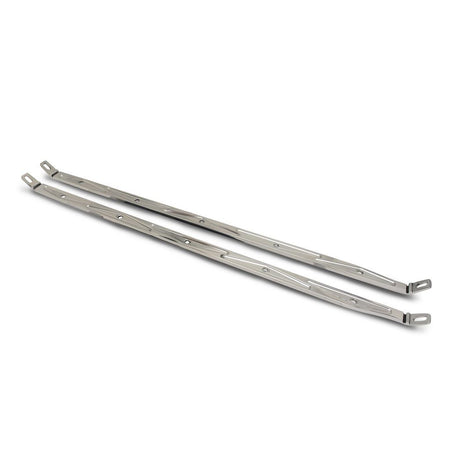 Eddie Motorsports Billet Aluminum Hood Support - Polished - Chevy Fullsize Car 1955-57 (Pair)