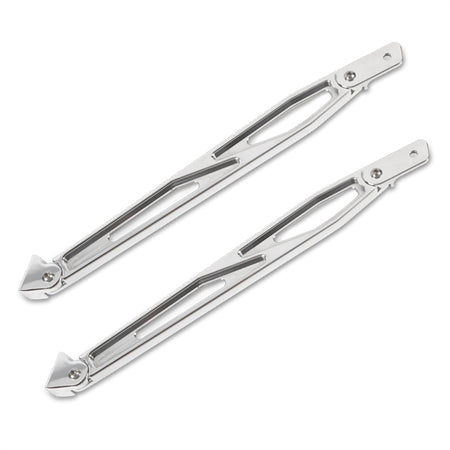 Eddie Motorsports Billet Aluminum Front Fender Brace - Right Side - Polished - Polished (Pair)