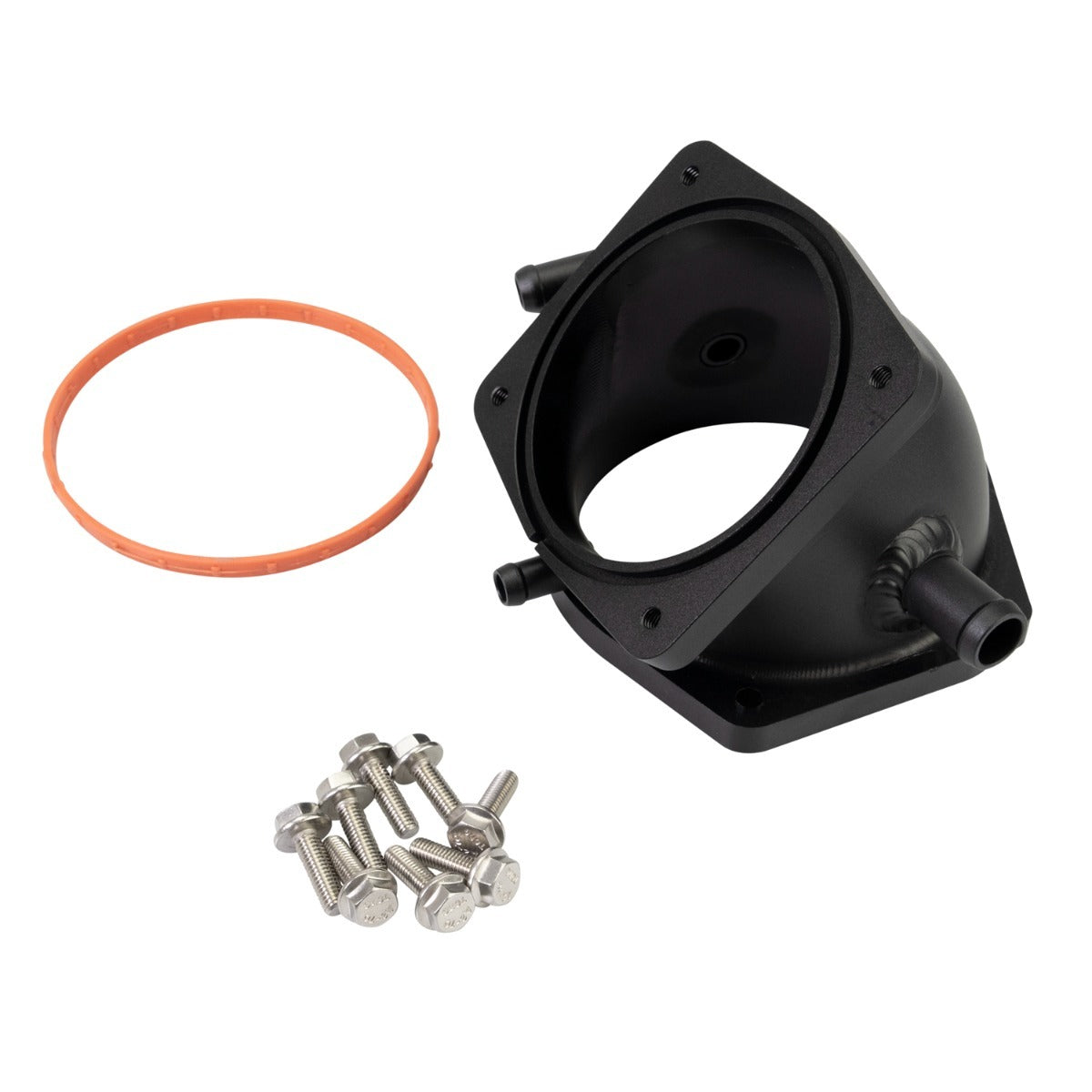 Edelbrock Throttle Body Adapter - Black - Edelbrock XTS Intake to Ford Godzilla