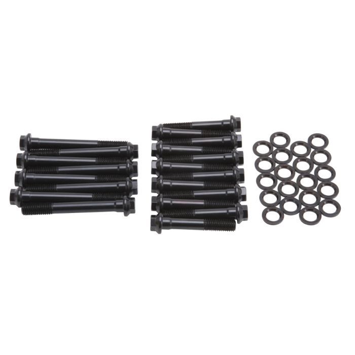 Edelbrock E-Series Hex Head Chromoly Cylinder Head Bolt Kit - Black Oxide - Big Block Buick