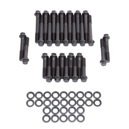 Edelbrock E-Series Cylinder Head Bolt Kit - Hex Head - Chromoly - Black Oxide - AMC V8 85322