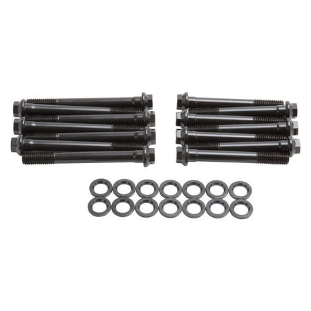 Edelbrock E-Series Hex Head Chromoly Cylinder Head Bolt Kit - Black Oxide - Jeep Inline-6