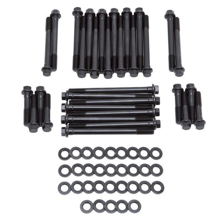 Edelbrock E-Series Hex Head Chromoly Cylinder Head Bolt Kit - Black Oxide - Big Block Chevy