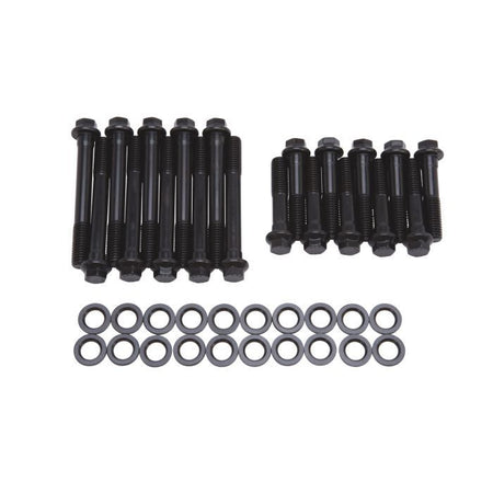Edelbrock E-Series Hex Head Chromoly Cylinder Head Bolt Kit - Black Oxide - Small Block Ford