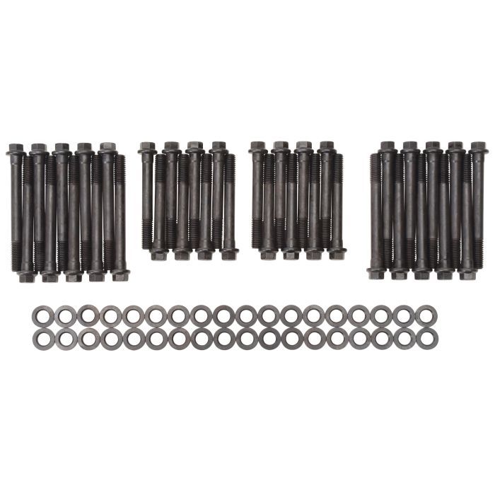 Edelbrock E-Series Hex Head Chromoly Cylinder Head Bolt Kit - Black Oxide - GM W-Series