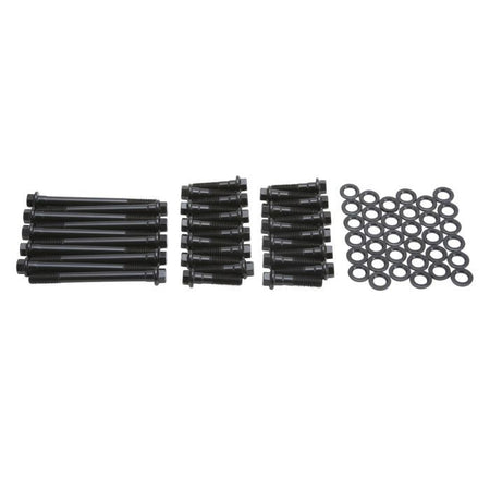 Edelbrock E-Series Hex Head Chromoly Cylinder Head Bolt Kit - Black Oxide - Edelbrock Victor Heads - Mopar B / RB-Series
