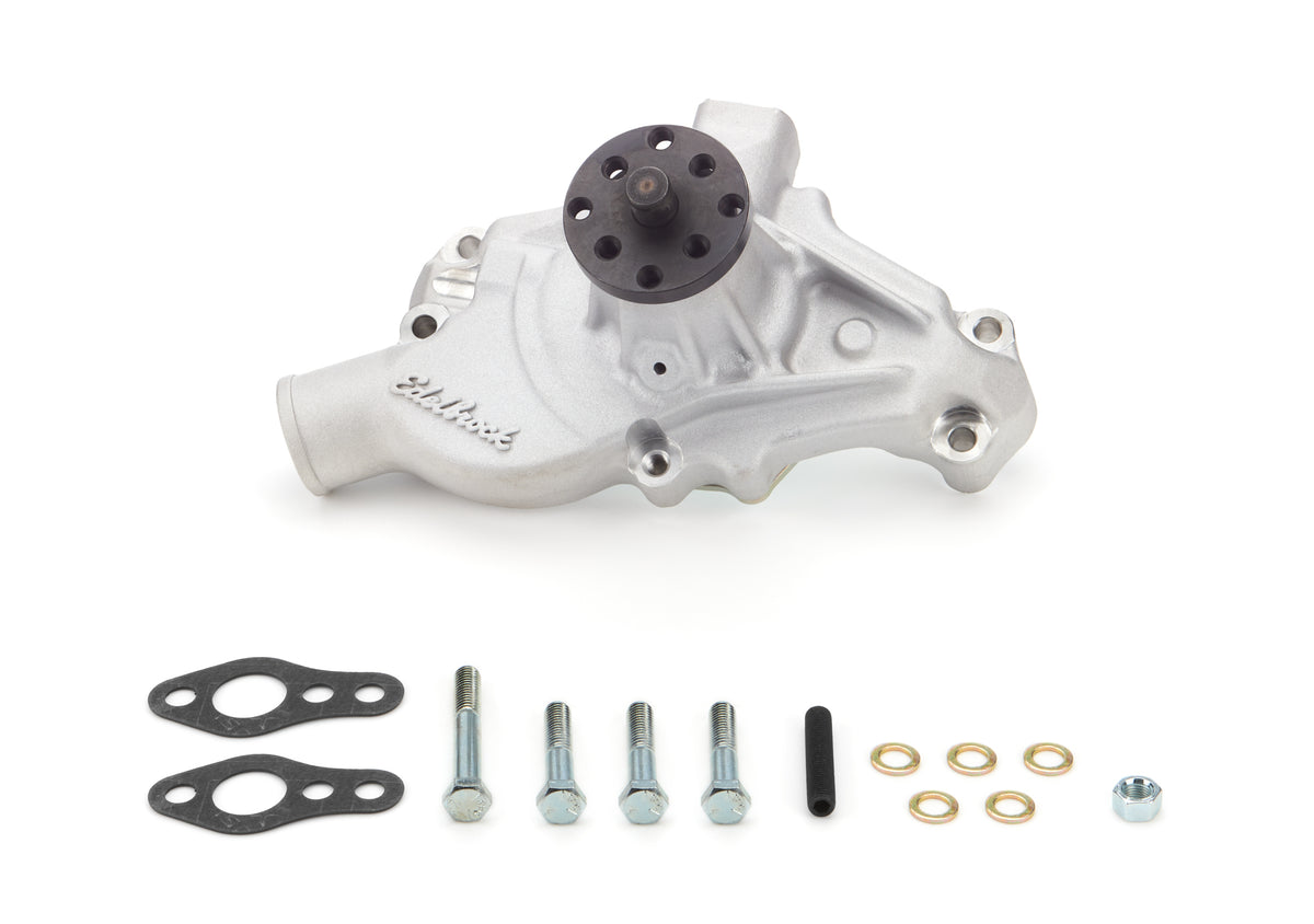 Edelbrock Victor Series Aluminum Water Pump - Short Design -  Small Block Chevy 88100