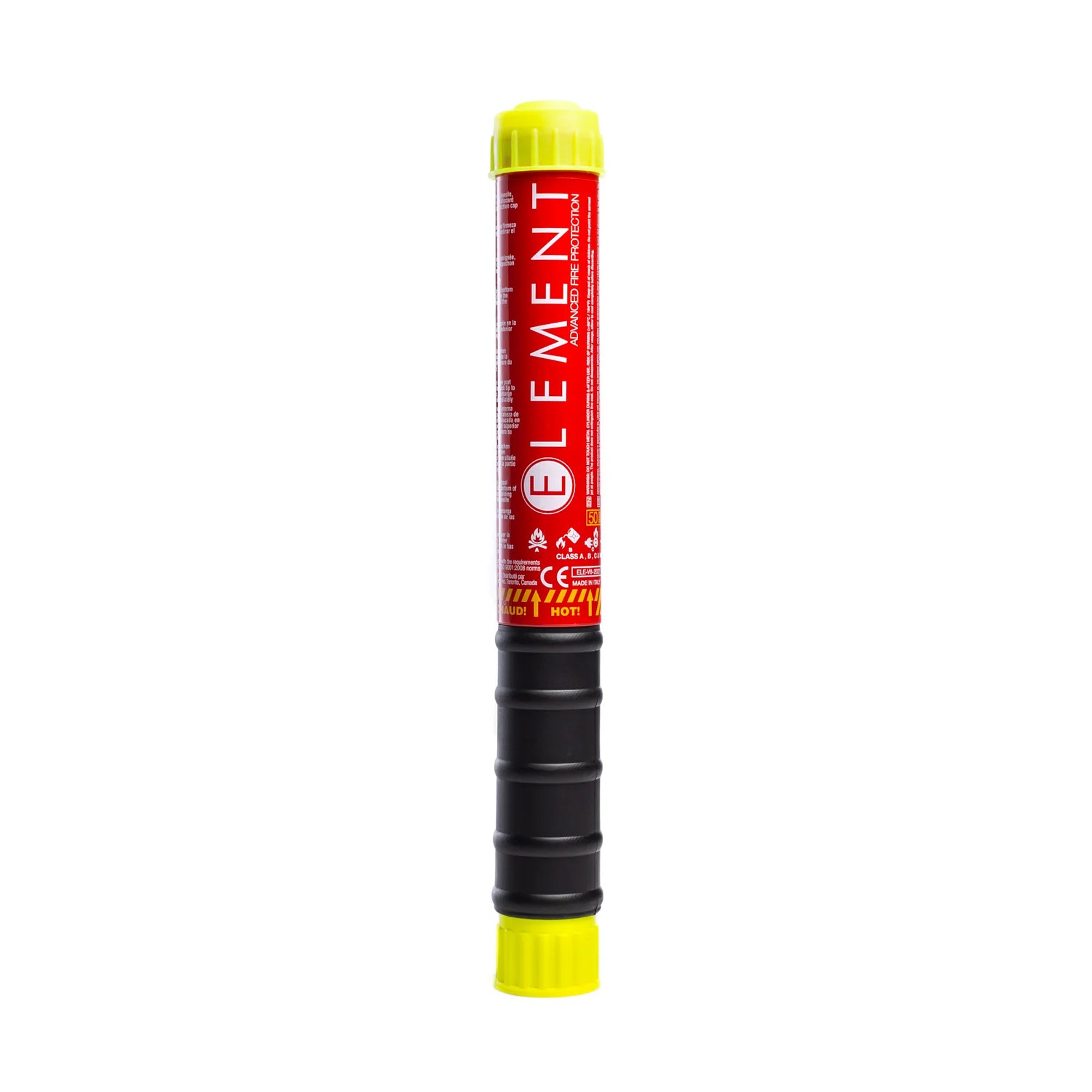 Element E50 Fire Extinguisher - Dry Chemical - Class ABC - 10 oz - 50 Second Discharge - Red