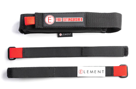 Element Tactical Fire Extinguisher Mount - Sleeve / Straps - Black - Element E50 / E100 Extinguishers