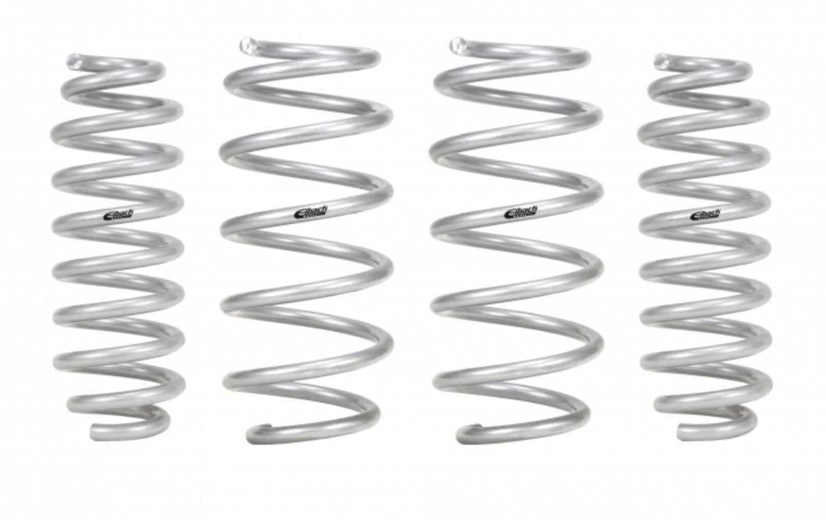 Eibach Pro-Lift Kit Spring Kit - 1 in Lift Front - 0.7 in Lift Rear - 4 Coil Springs - Ford Compact SUV 2021-23 Silver
