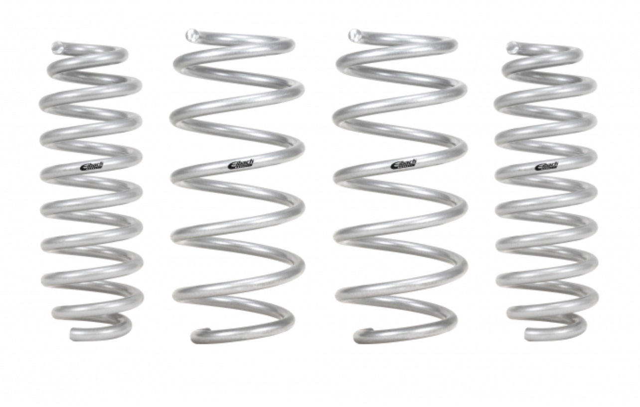 Eibach Pro-Lift Kit Spring Kit - 1 in Lift Front - 0.7 in Lift Rear - 4 Coil Springs - Ford Compact SUV 2021-23 Silver