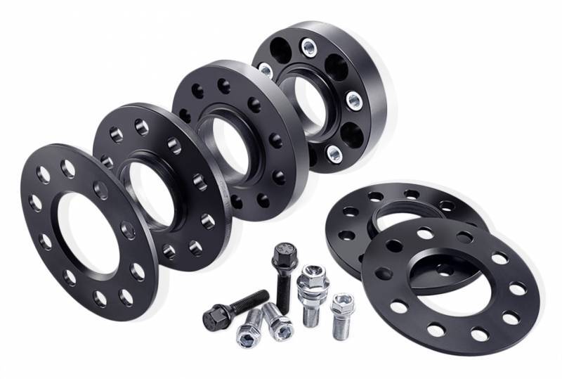 Eibach Pro-Spacer Wheel Spacer Kit - 5 x 114.3 mm Bolt Pattern - 16 mm Thick - Black - Tesla Model 3 2017-23 (Pair)