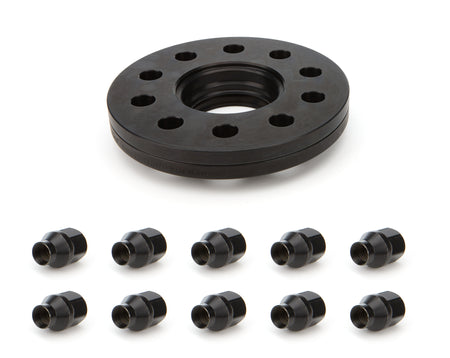 Eibach Pro-Spacer Wheel Spacer Kit - 5 x 114.3 mm Bolt Pattern - 10 mm Thick - Black - Tesla Model 3 2017-23 (Pair)