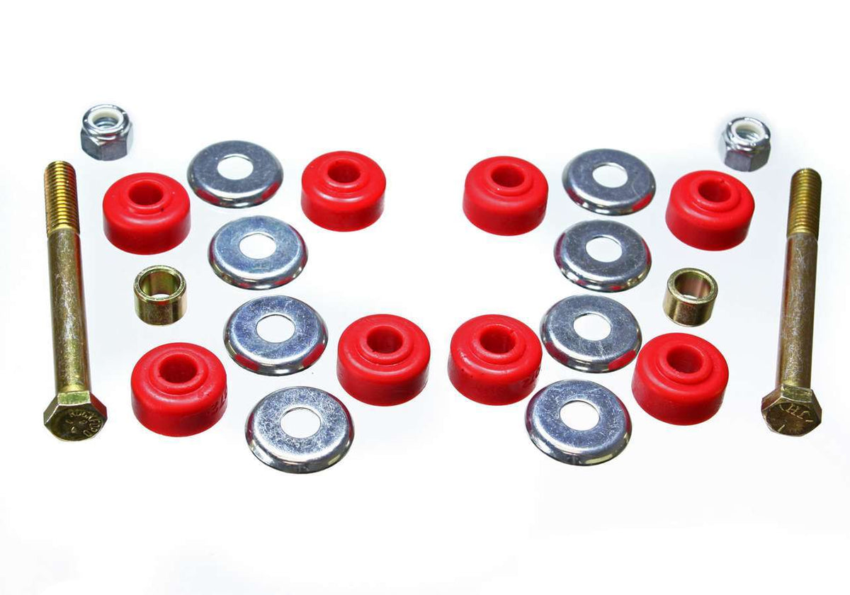 Energy Suspension Front Hyper-Flex End Link - Red / Cadmium - Acura / Honda 1988-2001 (Pair)