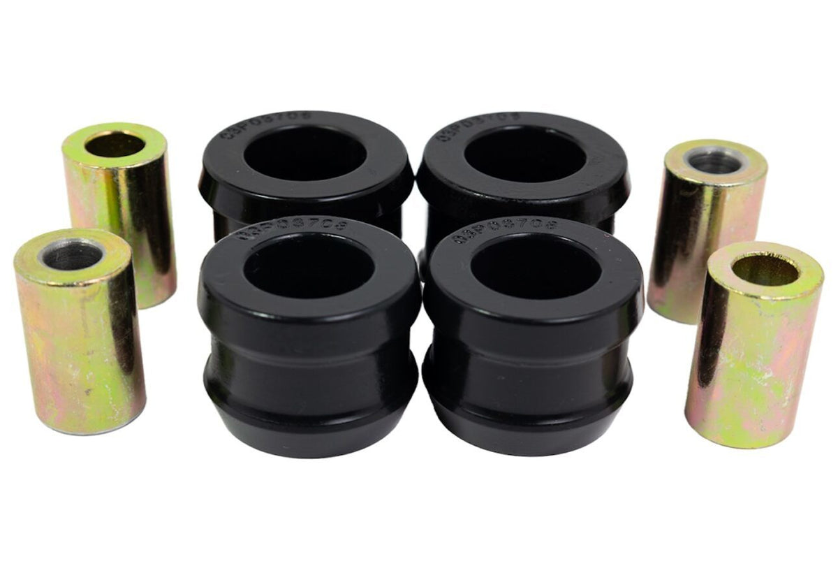 Energy Suspension Hyper-Flex Rear Trailing Arm Bushing - Black / Cadmium - Tesla Model 3 / Model Y 2017-22