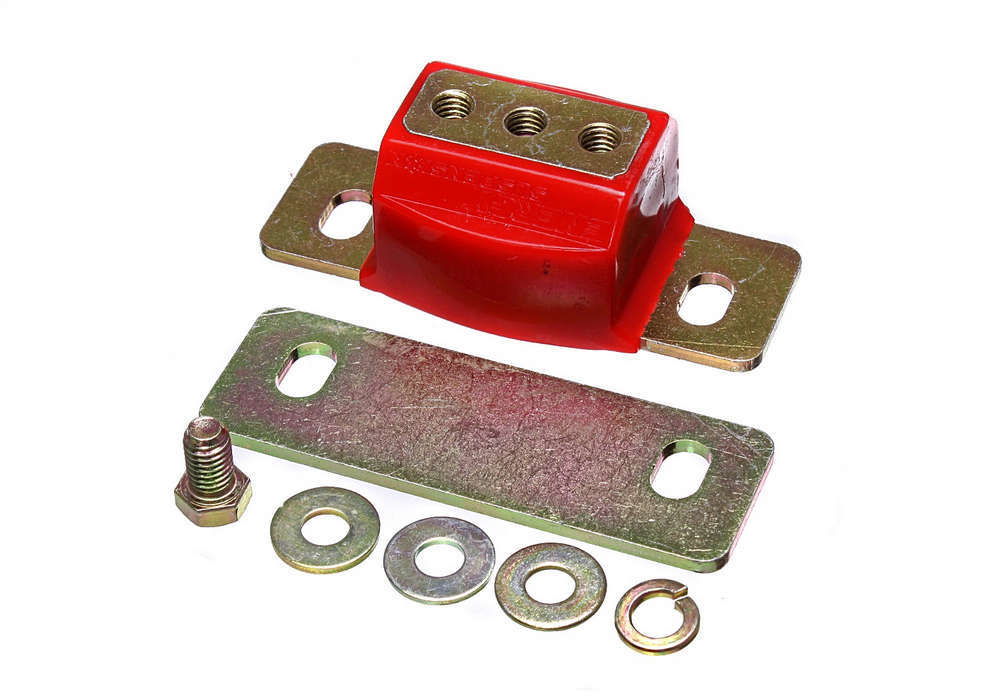 Energy Suspension Hyper-Flex Transmission Mount - Red / Cadmium - Various GM Applications