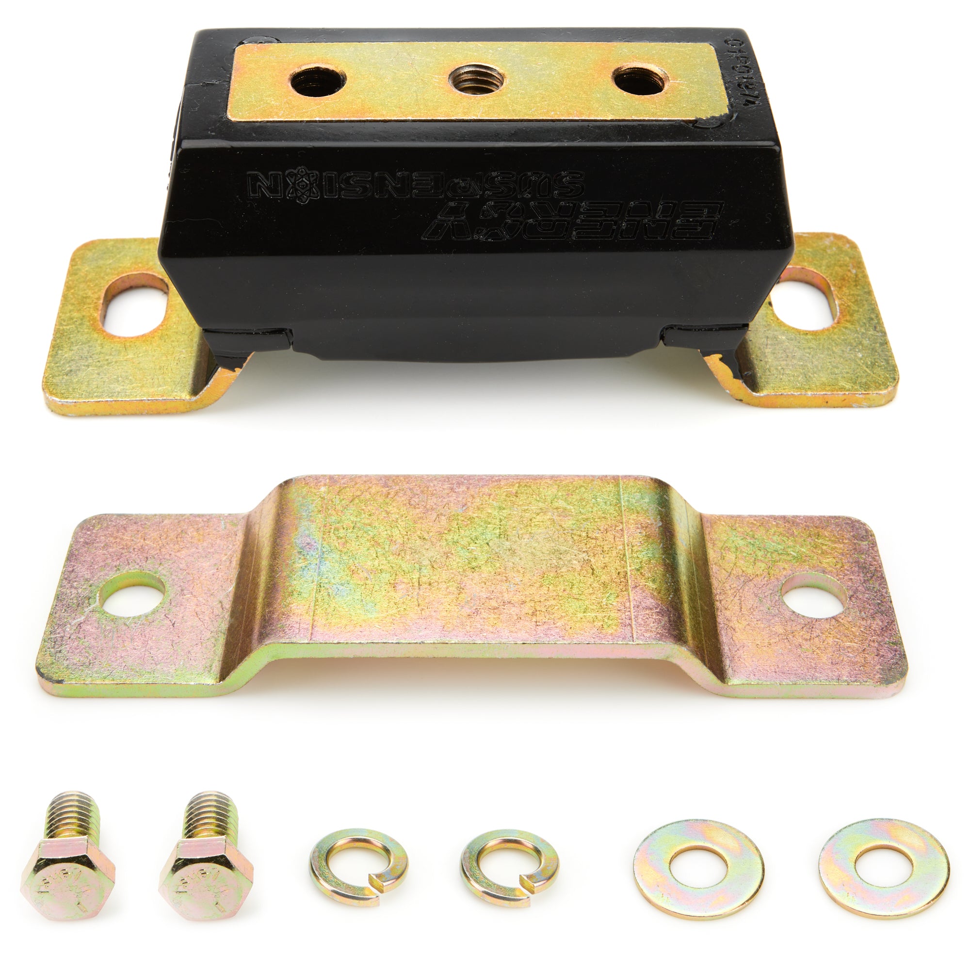 Energy Suspension Hyper-Flex Transmission Mount - Black / Cadmium - Ford Fullsize Truck 1997-2004