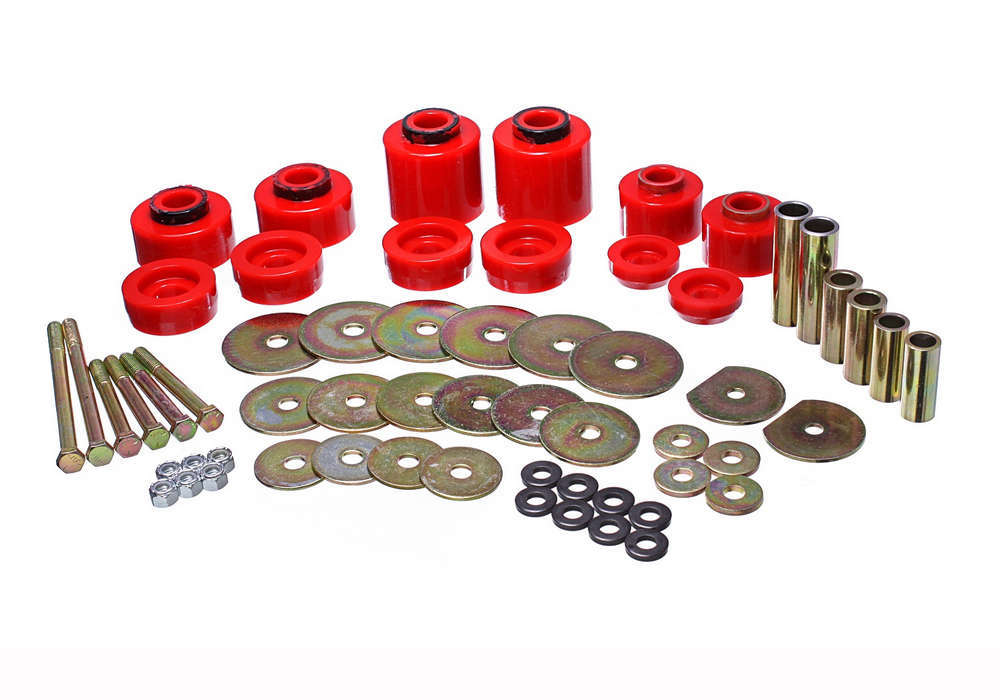 Energy Suspension Hyper-Flex Body Mount Bushing Kit - Ford Fullsize Truck 1980-98
