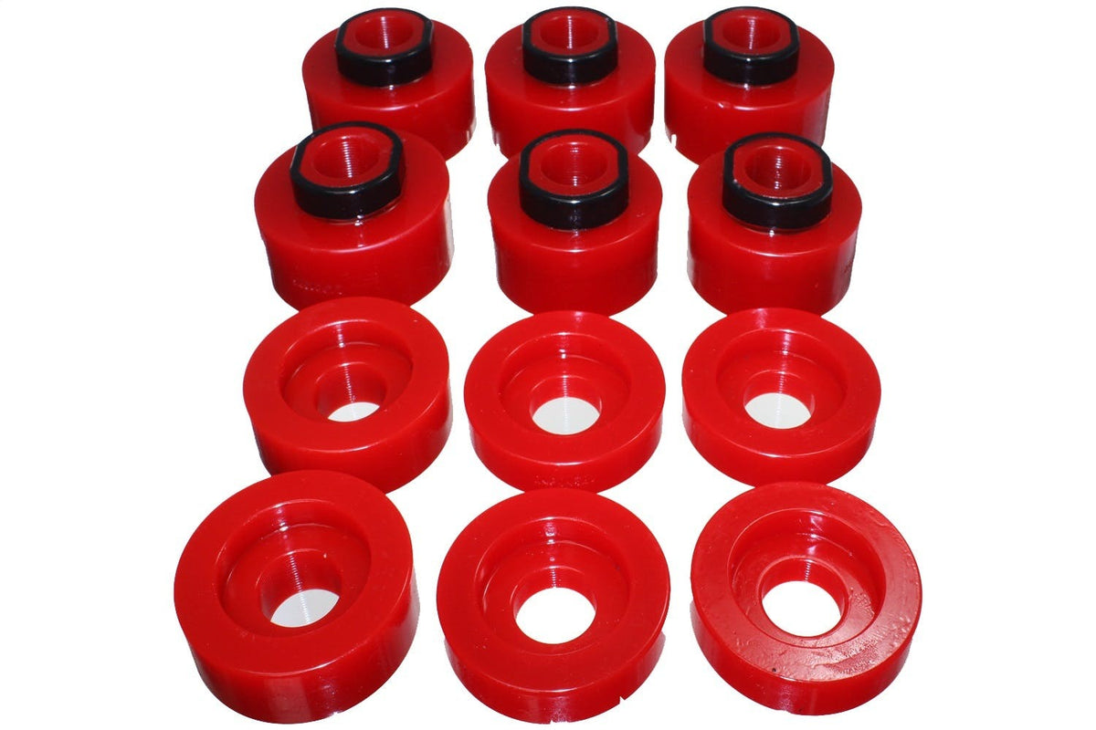 Energy Suspension Hyper-Flex Body Mount Bushing Kit - Super Duty/Super Cab Ford Fullsize Truck 2008-16