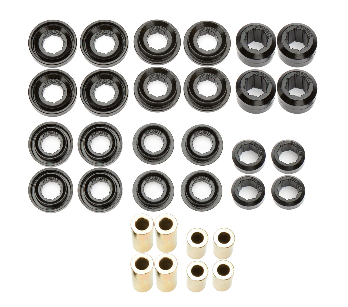 Energy Suspension Hyper-Flex Front Control Arm Bushing - Black - Ram Fullsize Truck 2006-08