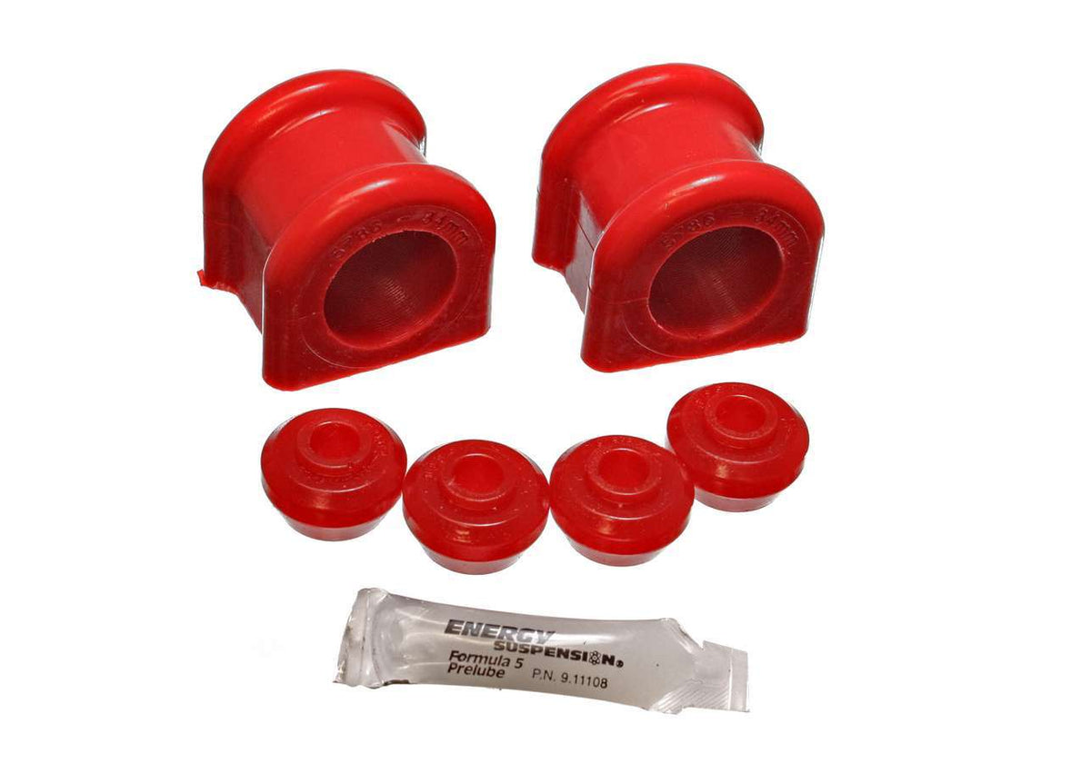 Energy Suspension Hyper-Flex Front Sway Bar Bushing Kit - 36 mm Bar - Red - Ram Fullsize Truck 2002-05