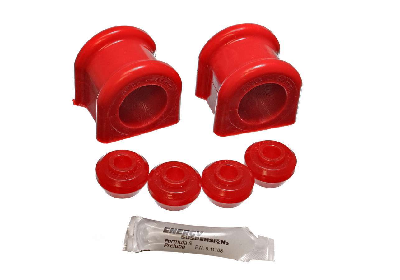 Energy Suspension Hyper-Flex Front Sway Bar Bushing Kit - 36 mm Bar - Red - Ram Fullsize Truck 2002-05