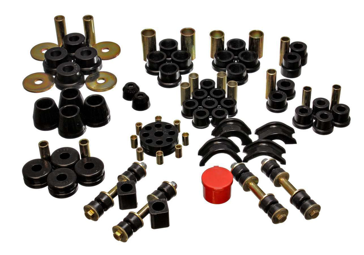 Energy Suspension Hyper-Flex Bushing Kit - Black - Nissan Z 1974-78