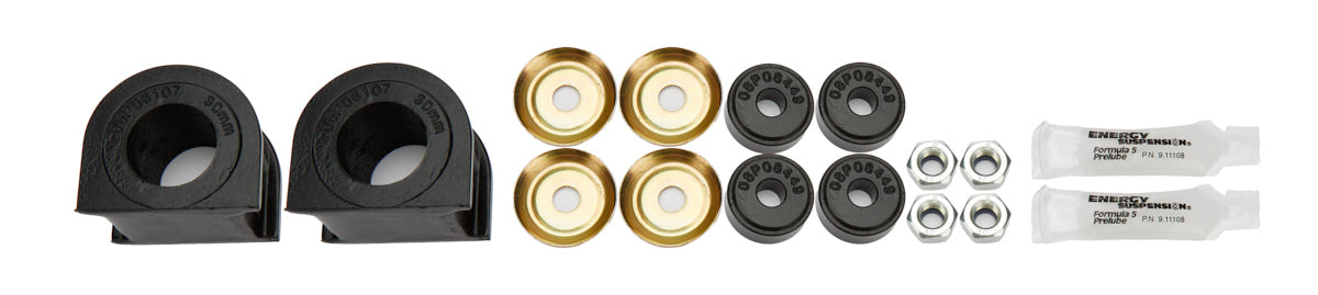 Energy Suspension Hyper-Flex Front Sway Bar Bushing Kit - 30 mm Bar - Black - Toyota Compact Truck / Toyota Midsize Truck 2001-15