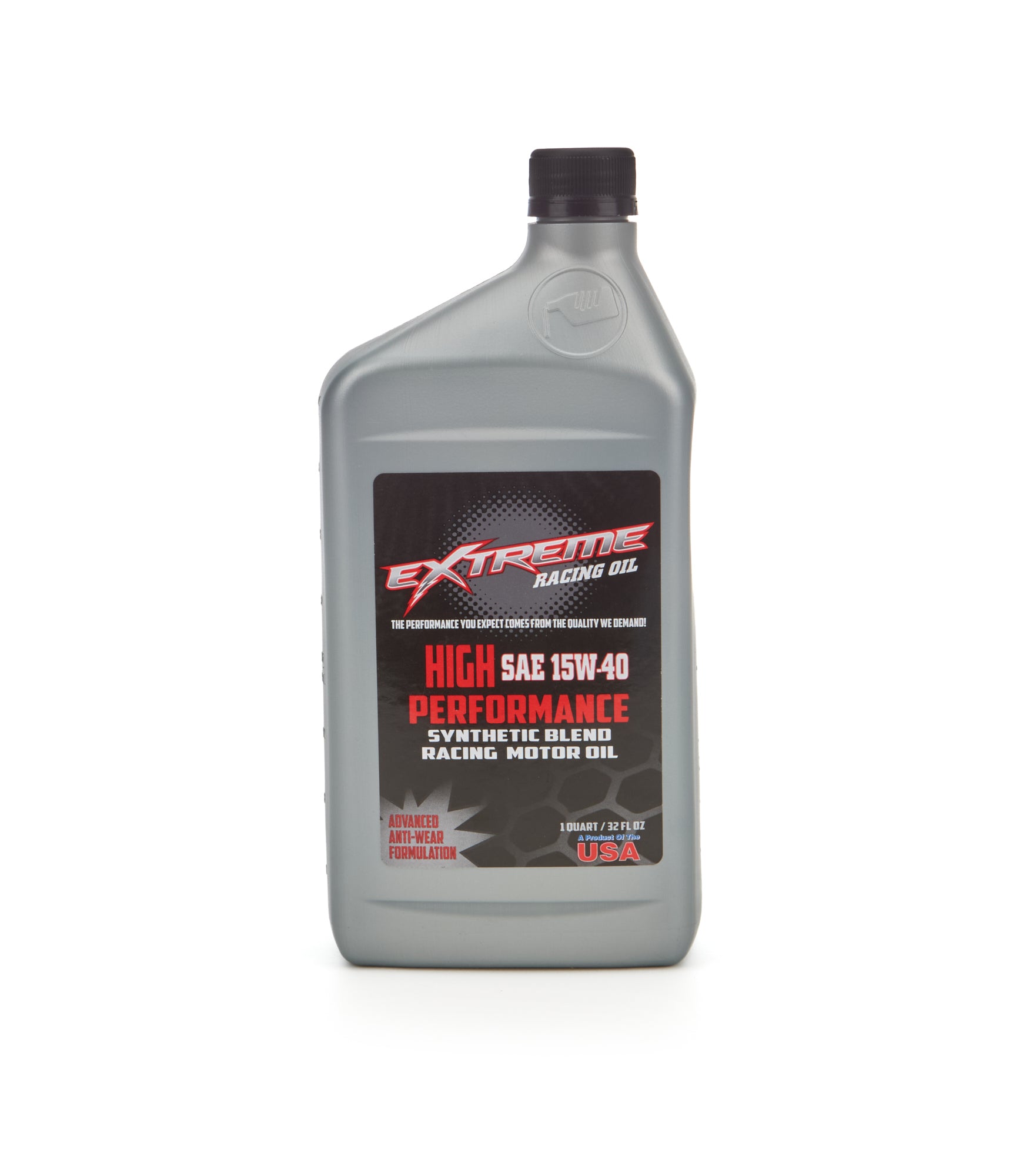 Extreme High Performance 15W40 Semi-Synthetic Motor Oil - 1 Qt Bottle