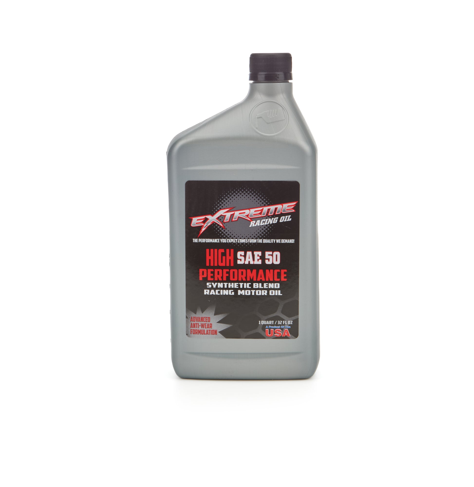 Extreme High Performance 50W Semi-Synthetic Motor Oil - 1 Qt Bottle