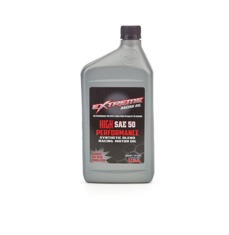 Extreme High Performance 50W Semi-Synthetic Motor Oil - 1 Qt Bottle