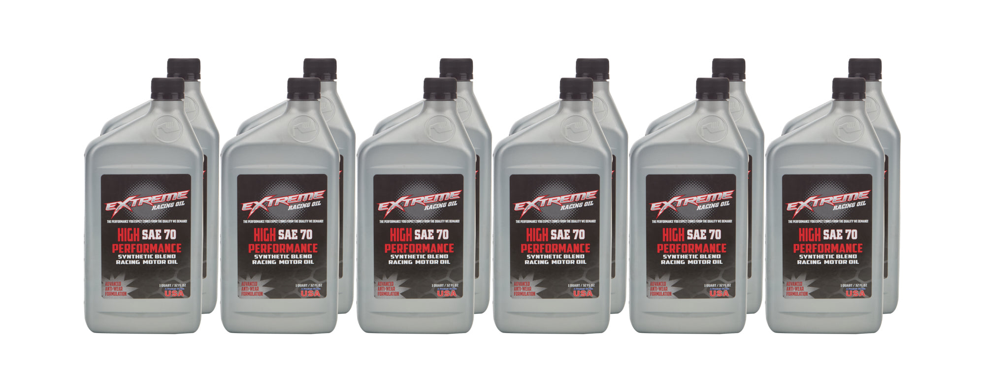 Extreme High Performance 70W Semi-Synthetic Motor Oil - 1 Qt Bottle (Case of 12)
