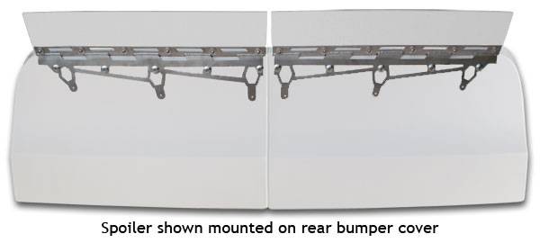 Five Star 1/4" Polycarbonate Spoiler - 5" x 60" - 55°