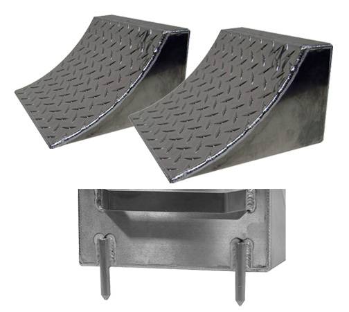 Pit Pal Multi-Purpose Chocks with Pins (Set of 2)