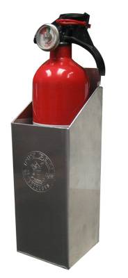 Pit Pal Fire Extinguisher Holder - 2 lb. - 3-7/8"W x 11"H x 3-7/8"D