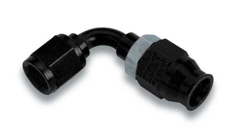 Earl's Adj. Tube 90 Ano-Tuff Speed-Seal Hose End, Hose Size-4, Nut Size 4