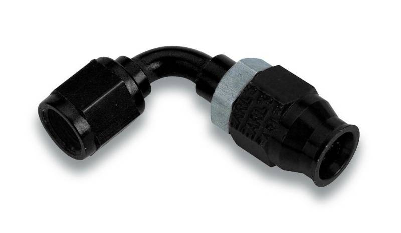 Earl's Adj. Tube 90 Ano-Tuff Speed-Seal Hose End, Hose Size-4, Nut Size 4