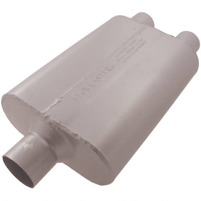 Flowmaster 40 Delta Flow Muffler-2.50 Center In / 2.25 Dual Out - Aggressive Sound