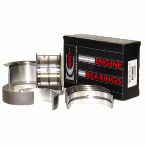 King Alecular Pro Series Main Bearings - SB Chevy 350 (1976-98), SB Chevy 400 (1970-80) w/ Grooved Uppers - .020"
