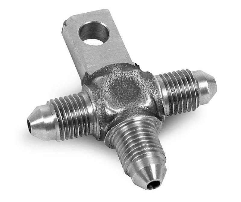 Earl's #3 Male Tee w/ 3/16" Bolt Mount