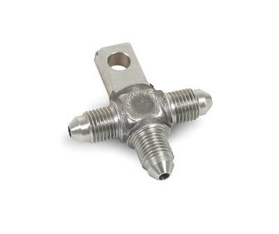 Earl's #3 Male Tee w/ 3/16" Bolt Mount