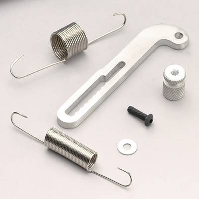 Mr. Gasket Carb Mount Throttle Return Spring Kit - Chrome - Demon Carburetors