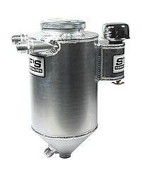Stef's Drag Race Aluminum Dry Sump Tank - 5 Qt. - 7" Diameter x 17"