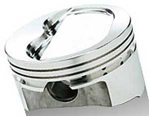 SRP SB Chevy 400 Dished Piston Set 4.155 Bore -21cc