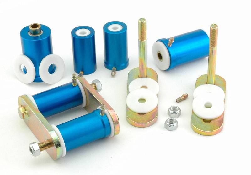 Global West Del-A-Lum Leaf Spring Shackles and Hangers - GM - 1968-74 Nova / 1970-73 Camaro,Firebird